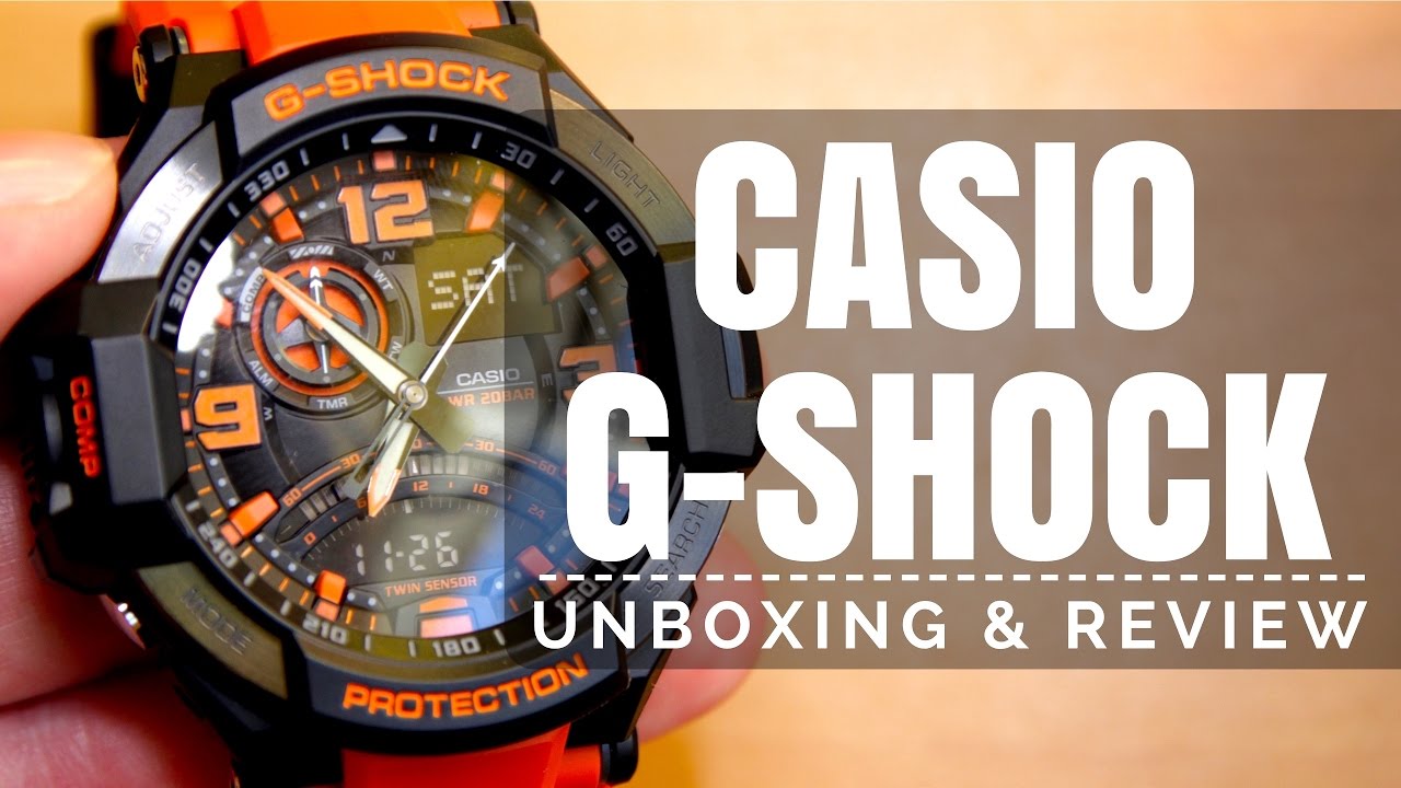 Casio G-Shock GA-1000-4AER SUPERIOR Series Watch Unboxing & Review – Compass, Thermometer, 20bar