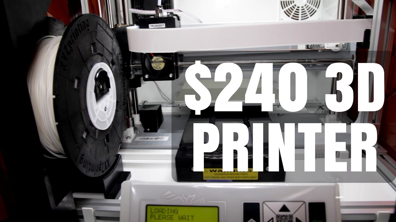 $200 XYZprinting da Vinci Junior 3D Printer Review