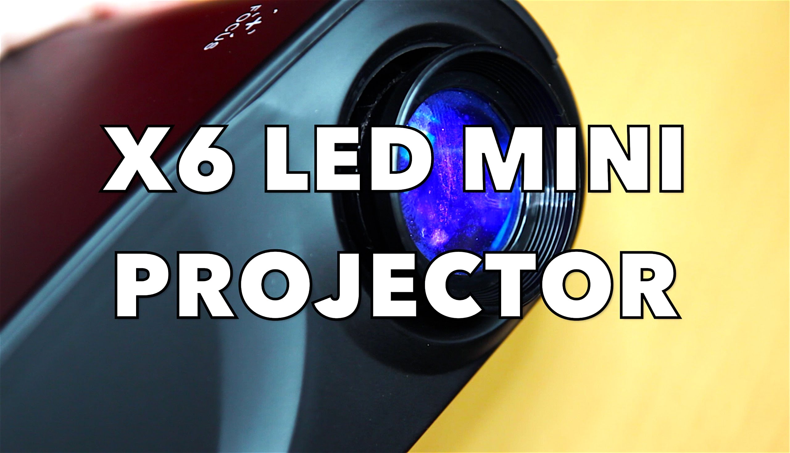 $40 X6 Mini LED Projector Review