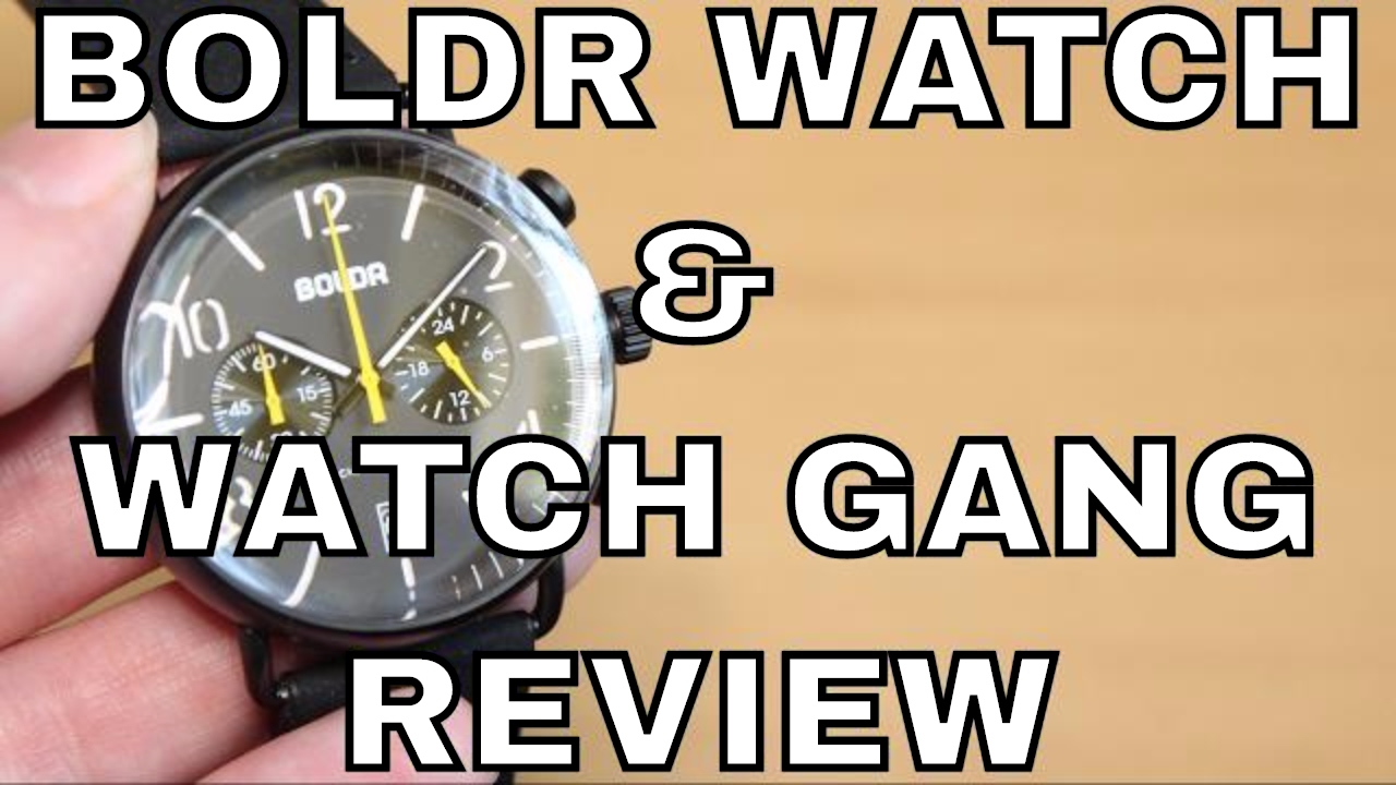 ► BOLDR Kickstarter Watch & Watch Gang Review – $25 Monthly Subscription + Weekly Rolex Prize Draw