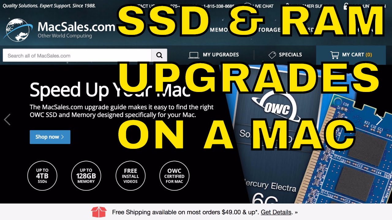 Find the Right SSD and Memory Upgrade for Your Mac – Selecting an SSD for Macbook Pro, Air and iMac