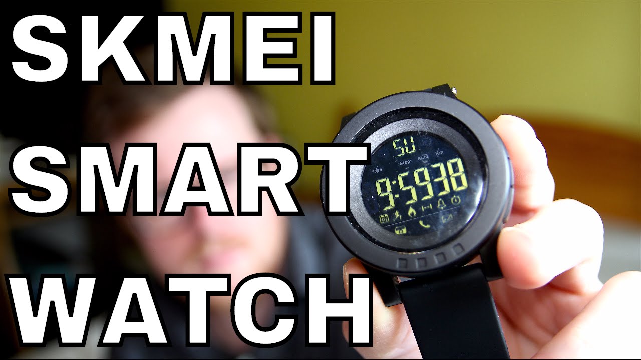 Skmei 1255 Bluetooth Smartwatch Review – 6 Month Battery Life, BT Notifications, LED Screen