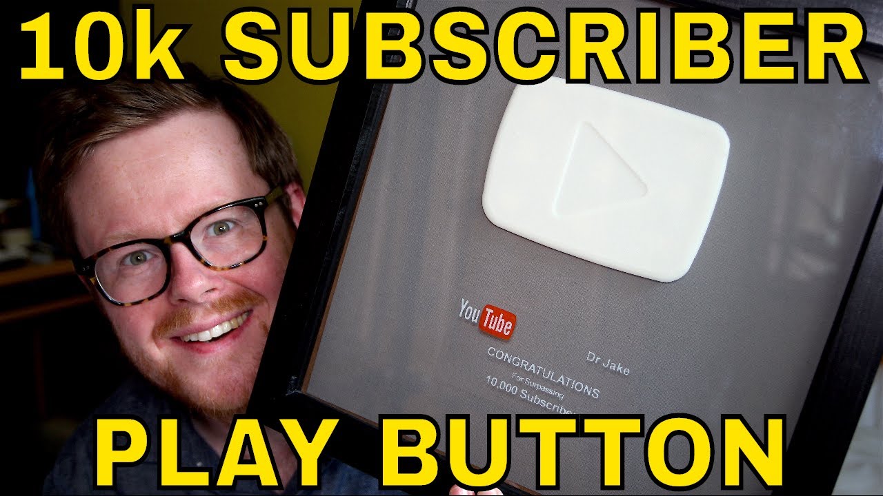 10k Subscribers Special – How to Make a 10k Subscribers Play Button – Plastic YouTube Play Button