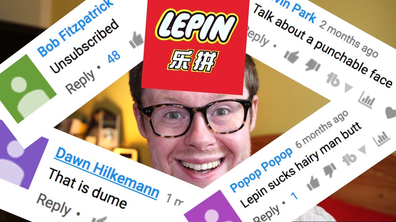 Loopy and Laughable Lepin Comments – Responding to Rude YouTube Comments