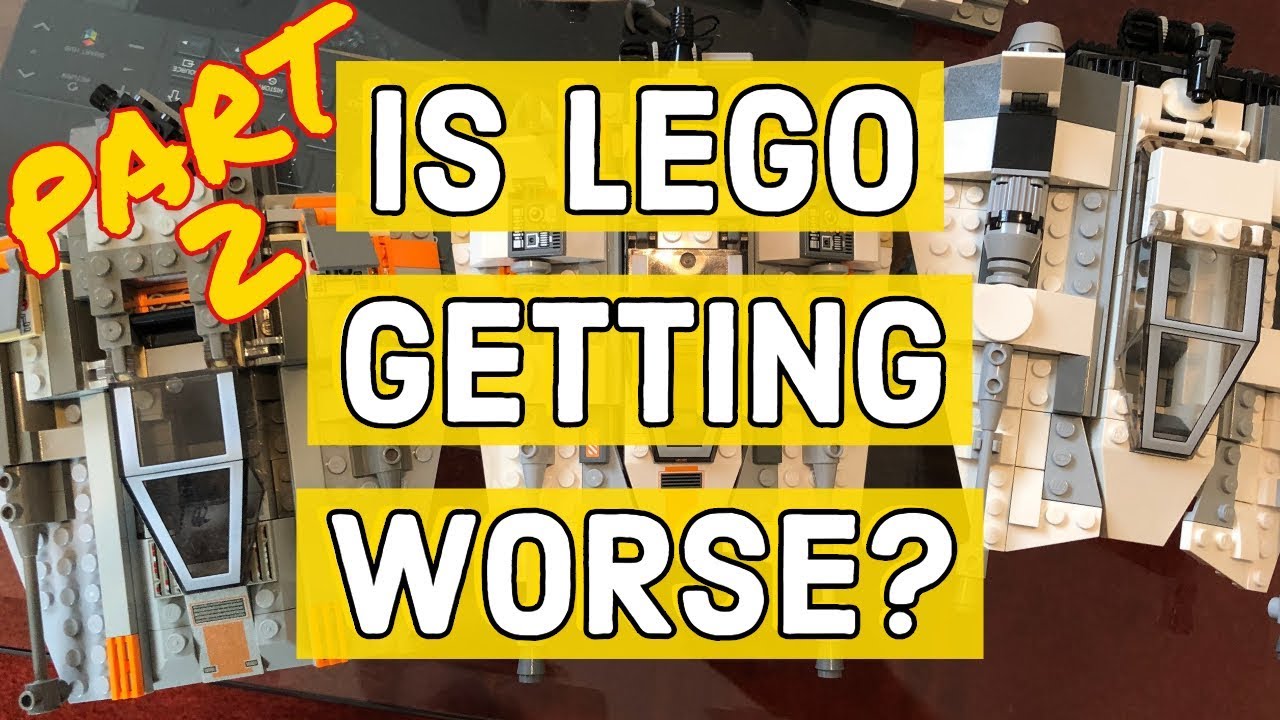 Is LEGO Getting Worse? Comparing Star Wars LEGO from 1999,  2010 and 2014