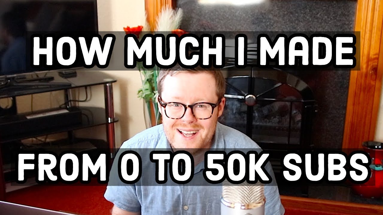 How I went from 0 subs and how much YouTube has paid me