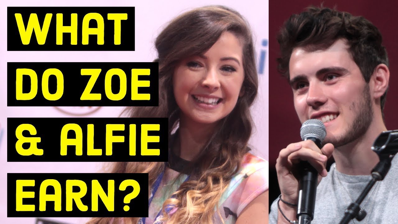 How much does Zoella make on YouTube? What did Alfie’s Pointless Book earn?