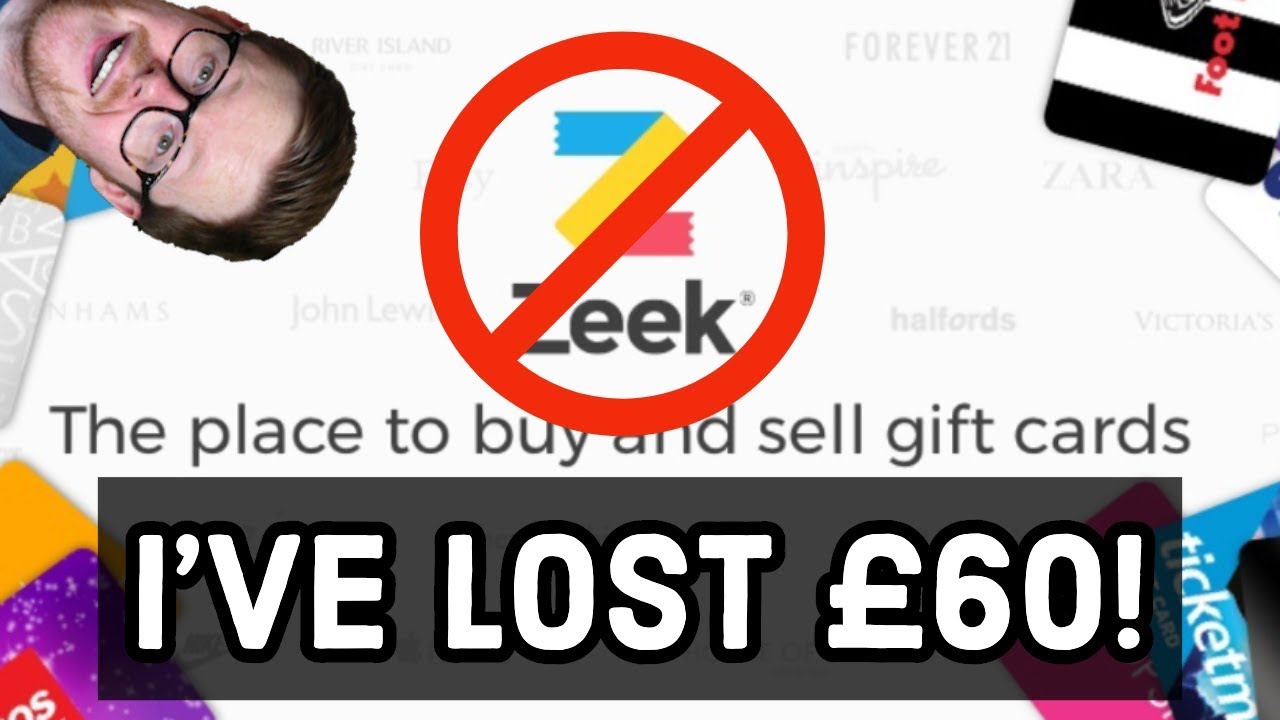 Zeek closed down and I’ve lost £60 worth of vouchers