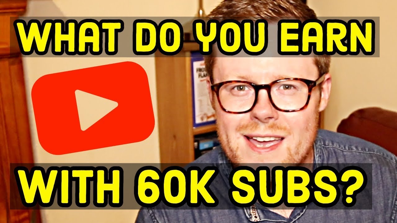 How much money do I earn from YouTube with 60k subs