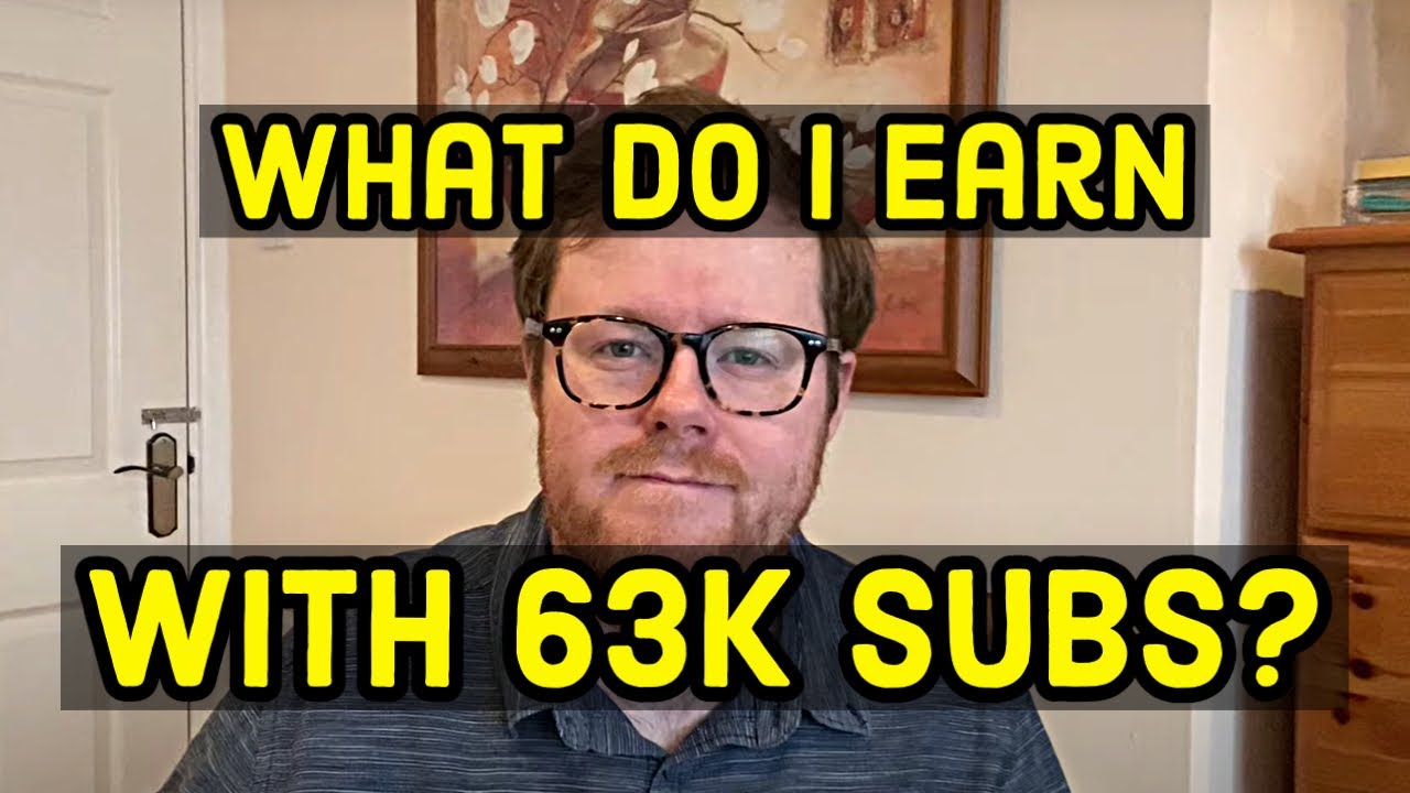 How much I made from YouTube in 2020 with 63k subscribers and 2.2M views