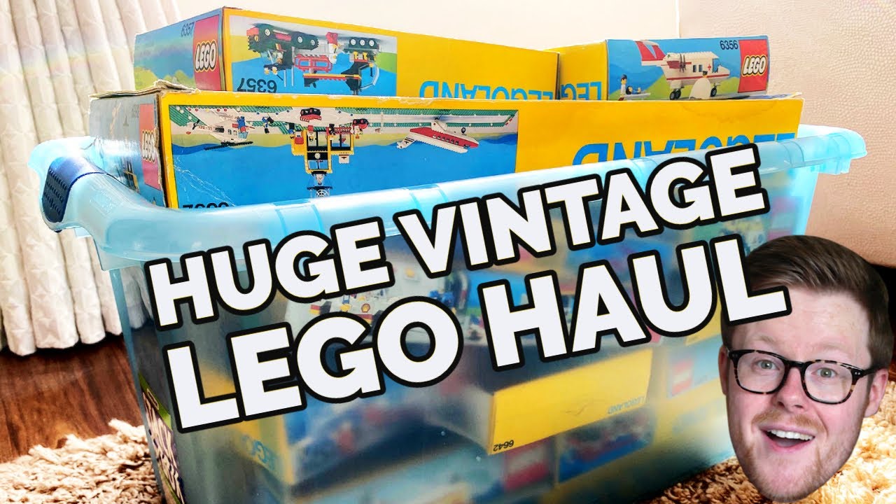 Huge Vintage LEGO haul from British car boot sale