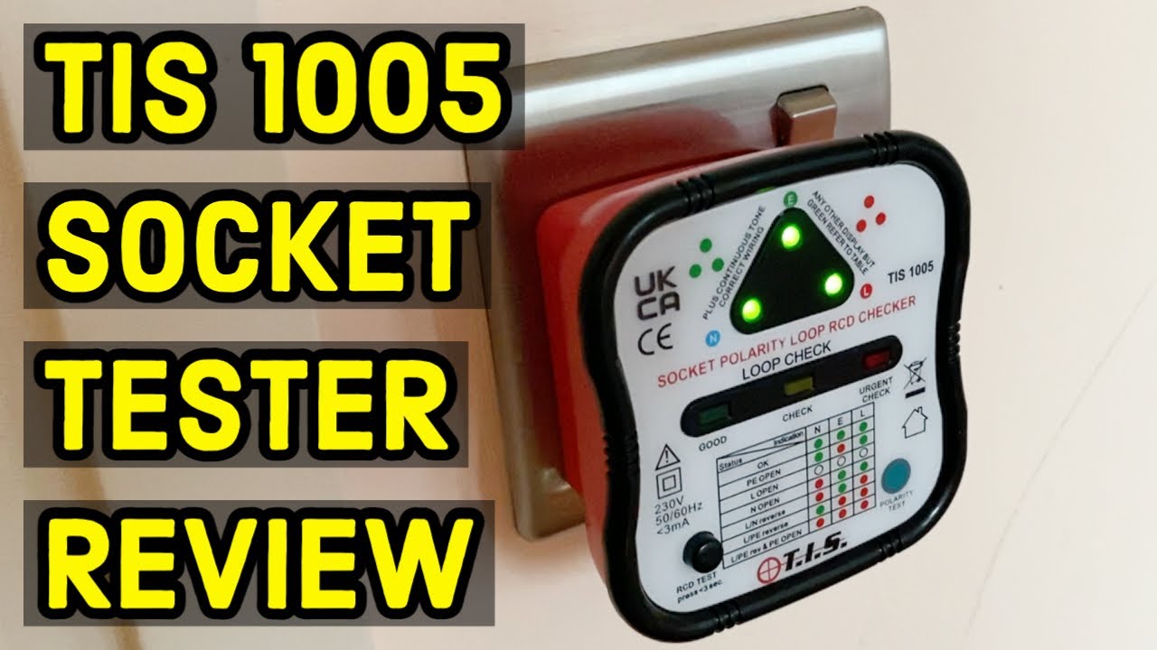Review of TIS 1005 Socket Tester with Loop & RCD Check