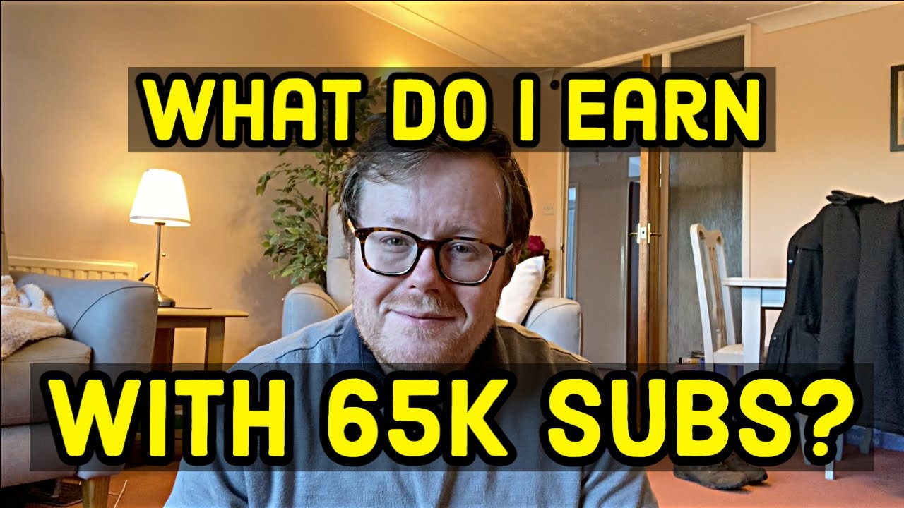 How much I made from YouTube in 2021 with 65k subs and 1.4M views
