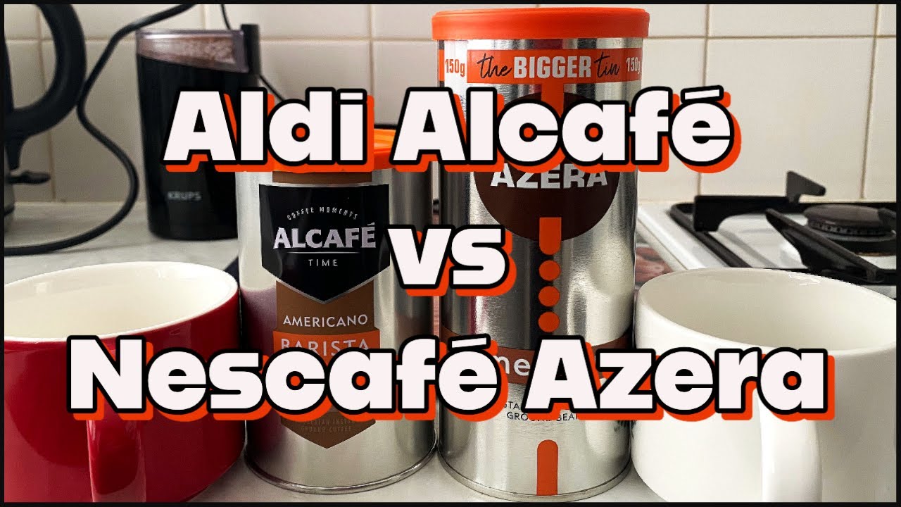 Comparing Aldi Alcafé to Nescafé Azera Americano Instant Coffee